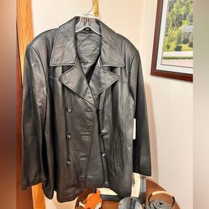 Jacqueline Ferrar Leather Jacket; Vintage; Blazer Style